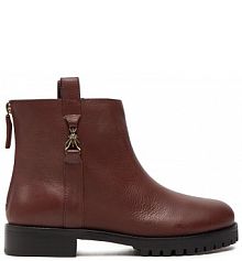 Botki Patrizia Pepe brązowe damskie 