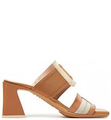 Klapki Hispanitas beżowe damskie 