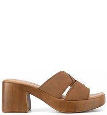 Klapki Lasocki brązowe damskie 