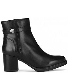 Botki na słupku Lasocki czarne 