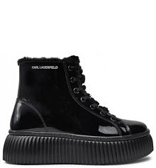 Botki KARL LAGERFELD czarne damskie 