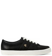 Sneakersy LAUREN RALPH LAUREN czarne damskie 