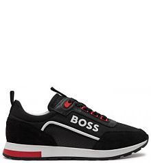 Sneakersy BOSS czarne dziecięce 