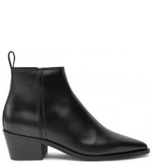 Botki na słupku Calvin Klein Jeans czarne 