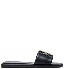 Klapki Tory Burch czarne damskie 