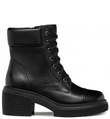 Botki na słupku Geox czarne 