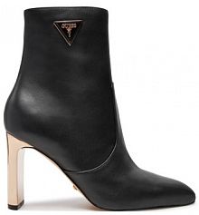 Botki na słupku Guess czarne 