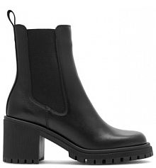 Botki na słupku Badura czarne 