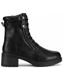 Botki na słupku Clara Barson czarne 