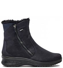 Botki Ara granatowe damskie 