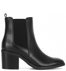 Botki na słupku Clara Barson czarne 
