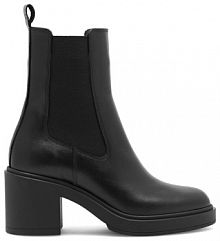 Botki na słupku GINO ROSSI czarne 