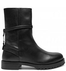 Botki Patrizia Pepe czarne damskie 