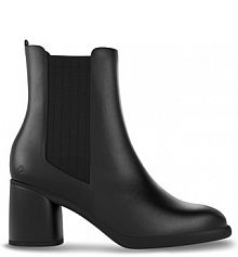 Botki na słupku ECCO czarne 