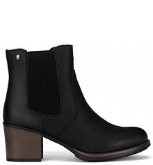 Botki na słupku Clara Barson czarne 