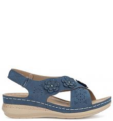 Sandały Clara Barson granatowe damskie 