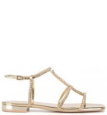 Sandały Badura złote damskie 