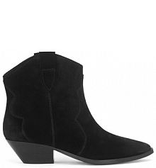 Botki na słupku Badura czarne 