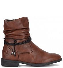 Botki Rieker brązowe damskie 