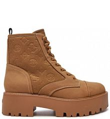 Botki Guess brązowe damskie 