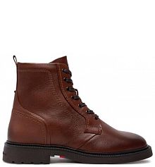 Trzewiki Tommy Hilfiger brązowe męskie 