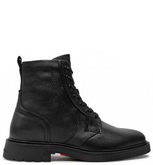 Trzewiki Tommy Hilfiger czarne męskie 