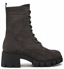 Botki na słupku Tamaris szare 