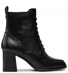 Botki na słupku Tamaris czarne 