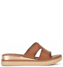 Klapki Lasocki brązowe damskie 