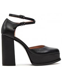 Sandały na słupku Liu Jo czarne 