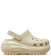 Klapki Crocs beżowe damskie 
