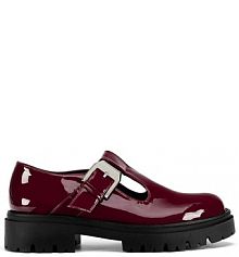 Półbuty Jenny Fairy bordowy damskie 