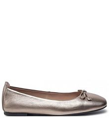 Baleriny Unisa złote damskie 