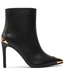 Botki na szpilce Baldowski czarne 