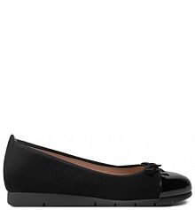 Baleriny Unisa czarne damskie 