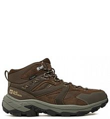 Buty trekkingowe wysokie Jack Wolfskin brązowe męskie 