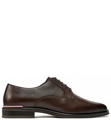 Półbuty wizytowe Tommy Hilfiger brązowe męskie 