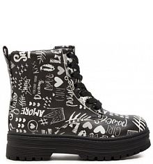 Trzewiki DeeZee czarne dziecięce 