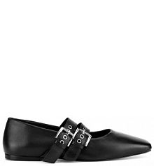 Baleriny GINO ROSSI czarne damskie 