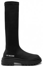 Kozaki LOVE MOSCHINO czarne damskie 