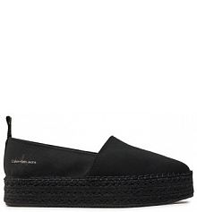 Espadryle Calvin Klein Jeans czarne damskie 