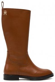 Kozaki Tommy Hilfiger brązowe dziecięce 