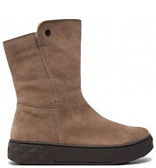 Kozaki Caprice beżowe damskie 