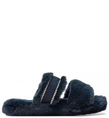 Kapcie Tommy Hilfiger granatowe damskie 