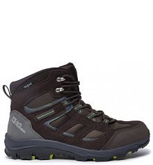 Buty trekkingowe wysokie Jack Wolfskin brązowe męskie 