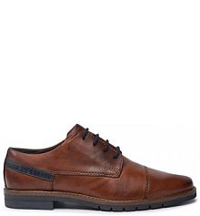 Półbuty wizytowe Bugatti brązowe męskie 