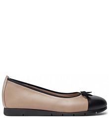 Baleriny Unisa beżowe damskie 