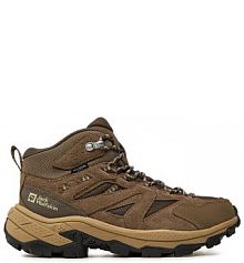 Buty trekkingowe wysokie Jack Wolfskin brązowe damskie 