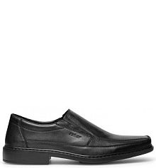 Półbuty wizytowe Rieker czarne męskie 