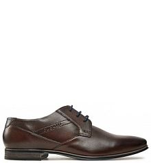 Półbuty wizytowe Bugatti brązowe męskie 